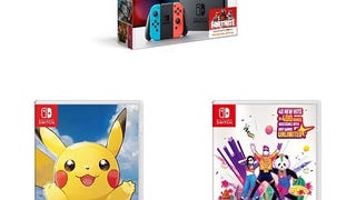 Here's a Nintendo Switch with Pokémon Let's Go Pikachu and Just Dance 2019 for ?300