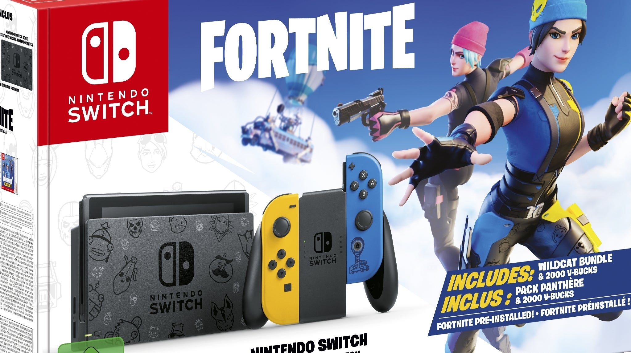 Nintendo Switch especial de Fortnite a caminho das lojas