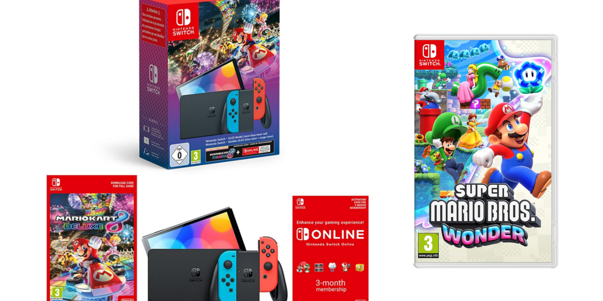 Get this brilliant Mario Kart 8 Switch OLED bundle with Mario