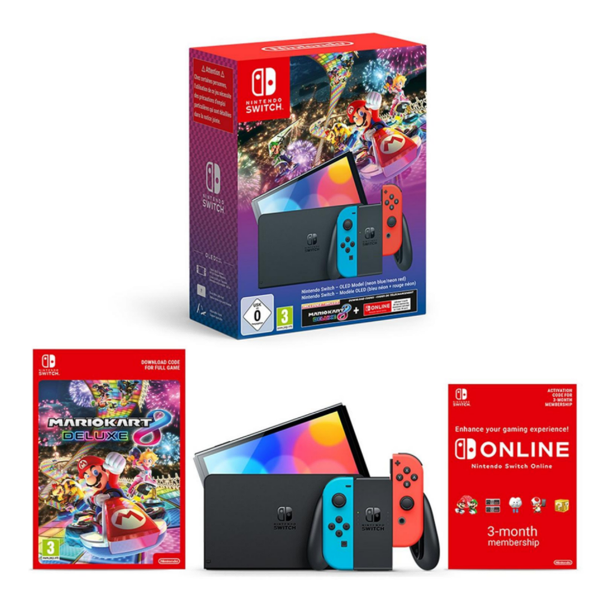 Nintendo switch mk8 online bundle
