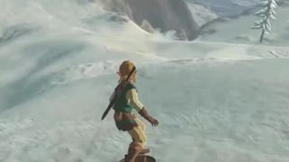 Nintendo wishes us a happy holiday with snowboarding Link