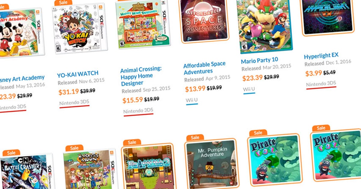 Nintendo Eshop Price Ranges Nintendo is throwing a big eShop sale: fill your boots, then throw the ...