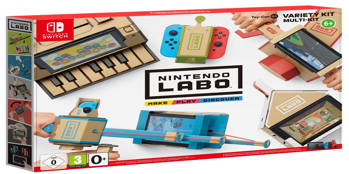 Nintendo Labo is a DIY cardboard toy line for Switch, price starts