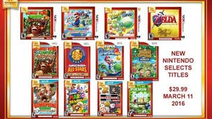 Retailer lists new Nintendo Selects titles heading to North America in March
