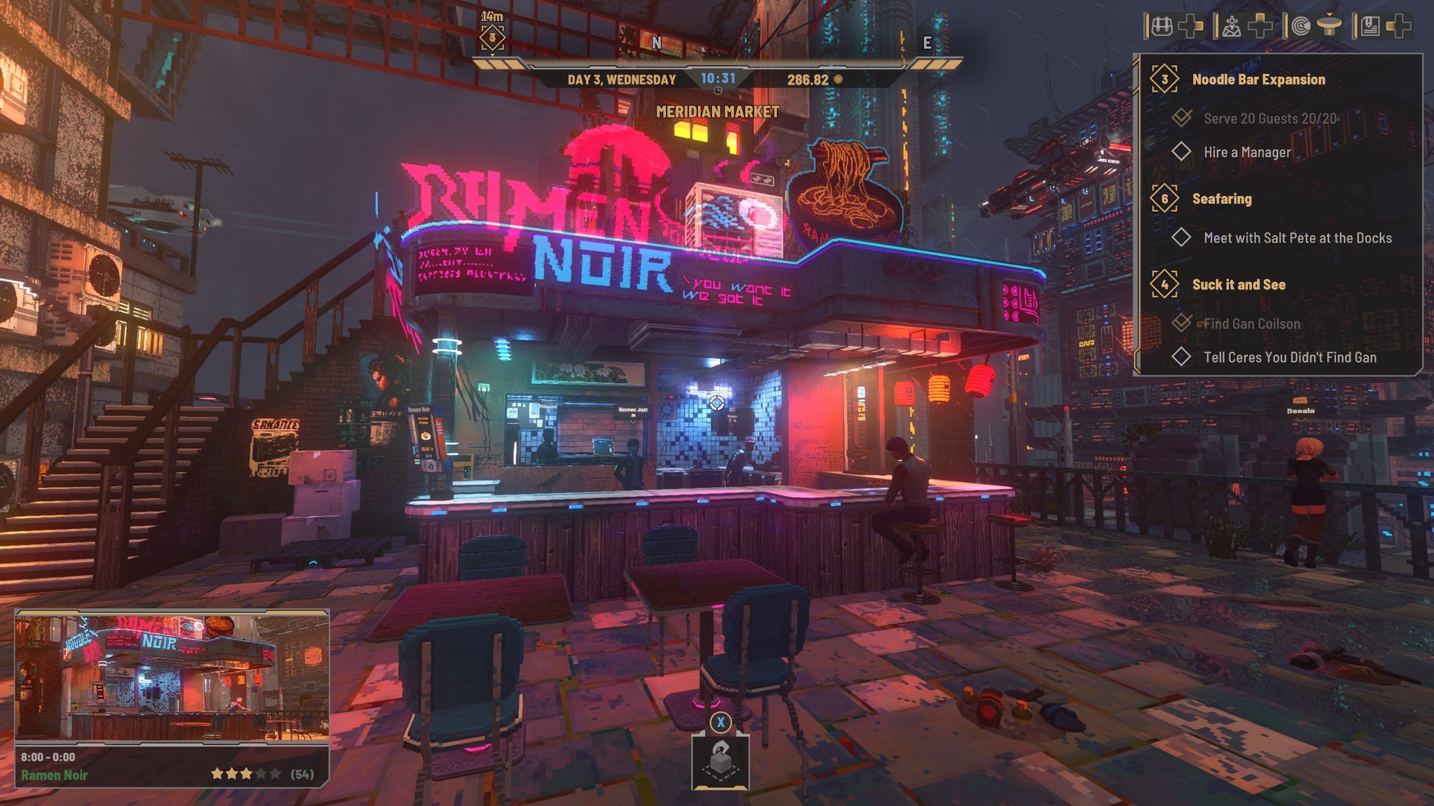 Nivalis Nights: симулятор жизни в неоновом киберпанке — иллюстрация 2 к материалу Nivalis Nights: симулятор жизни в неоновом киберпанке — иллюстрация 2 к материалу