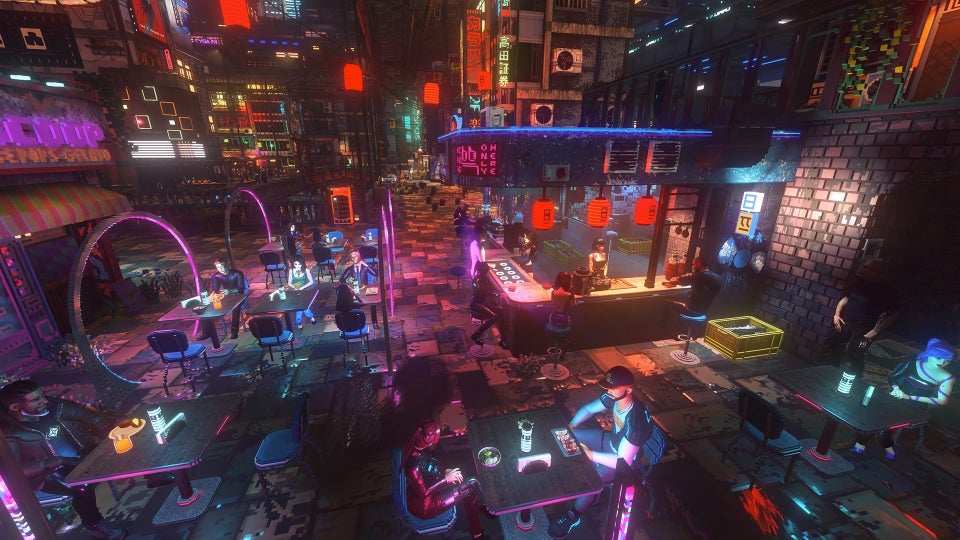 Set up your own ramen bar and explore a voxel cyberpunk city in the slice-of-lifey Nivalis Nights, out now