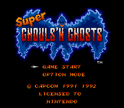 Super Ghouls 'n' Ghosts screenshot