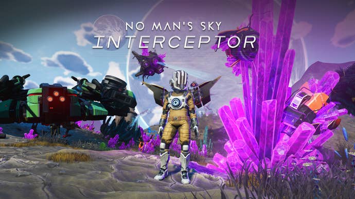Key art for No Man’s Sky Interceptor update