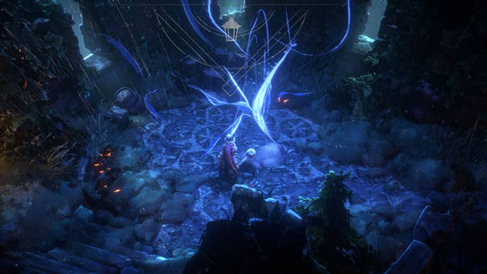 Screenshot of a Cerim Whisper in No Rest For The Wicked.