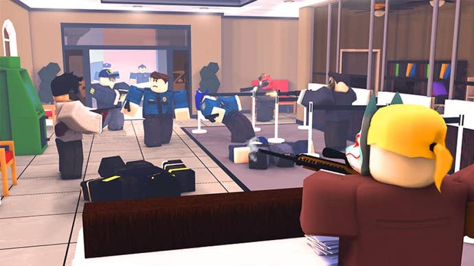This is Notoriety, a Payday-inspired Roblox heist shooter.
