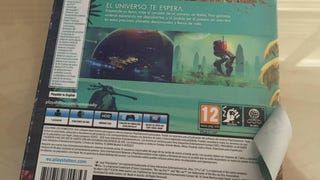 No Man's Sky limited edition back cover previously featured online play logo [UPDATE]