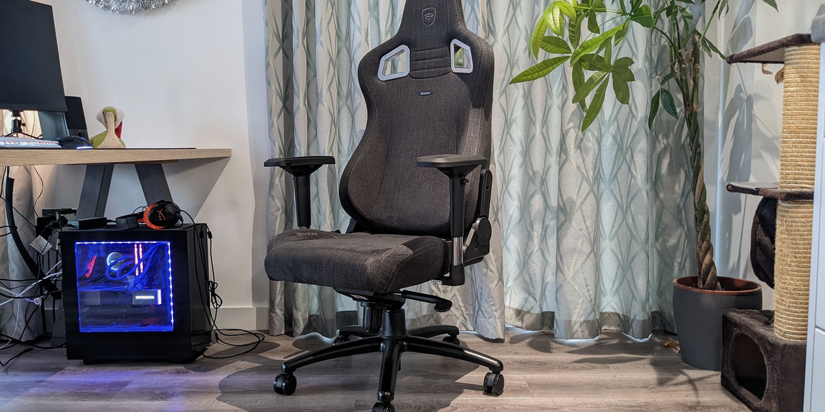 The Noblechairs Epic TX is making me hate gaming chairs less The Noblechairs Epic TX is making me hate gaming chairs less