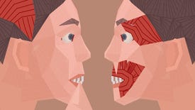 Bite your pal's face off in Normal Human Face Simulator