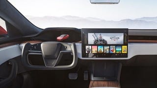 Nový model vozu Tesla umožňuje hrát i Cyberpunk 2077
