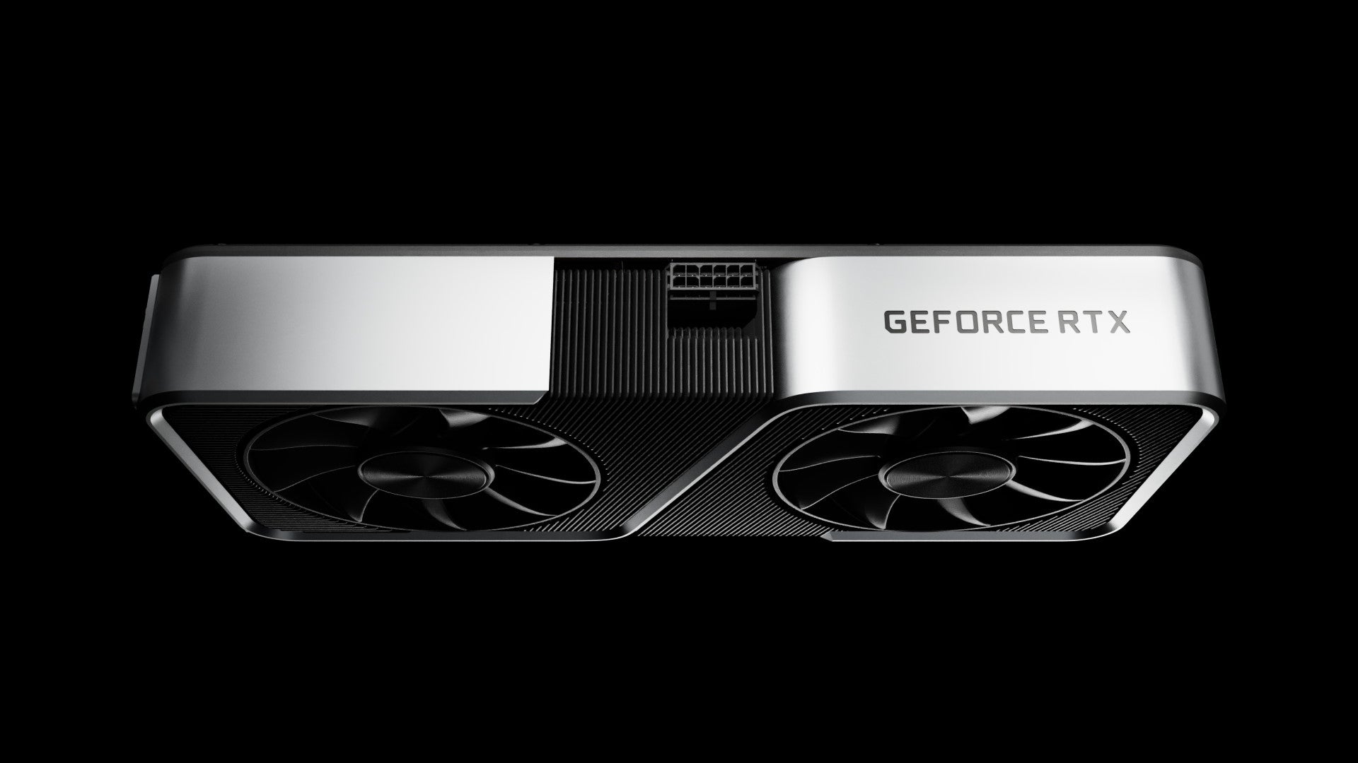 A side-on view of Nvidia&rsquo;s RTX 3060 Ti Founders Edition graphics card