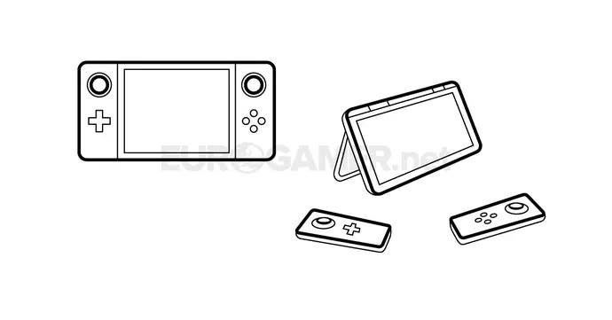 Eurogamer's drawing of the Nintendo Switch.