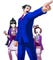 Phoenix Wright Ace Attorney: Justice for All artwork