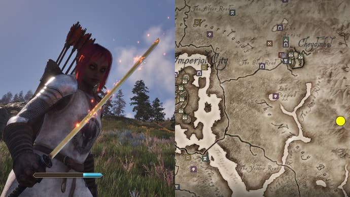 Goldbrand y su ubicación en Oblivion remasterizaron.