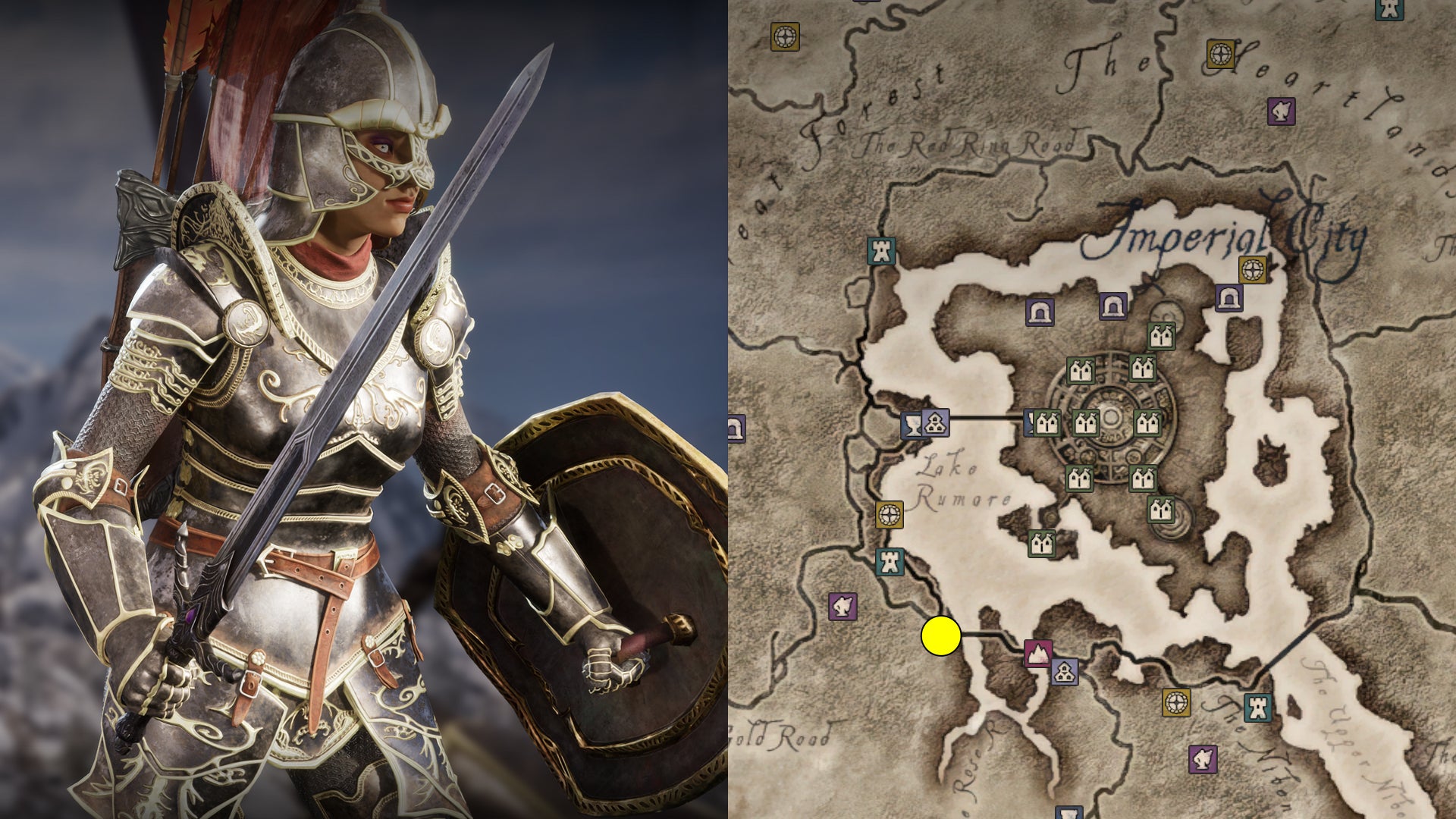 Umbra and its location in Oblivion Remastered. - 5