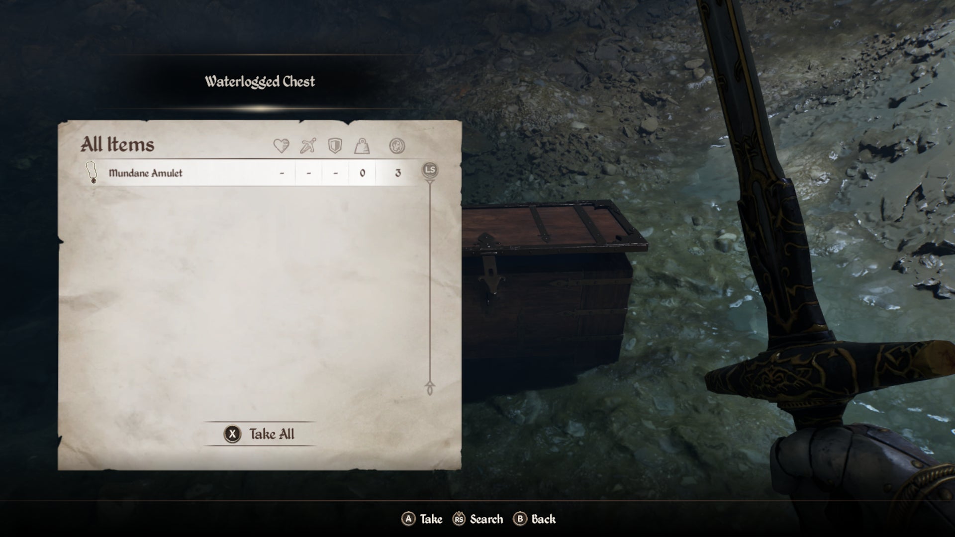 The chest containing the mundane amulet during the A Brotherhood Betrayed quest in Oblivion Remastered. - 8
