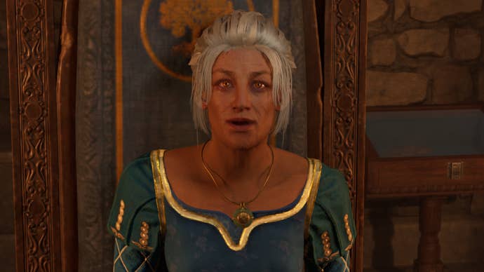 Countess Arriana Valga during the Canvas the Castle quest in Oblivion Remastered.