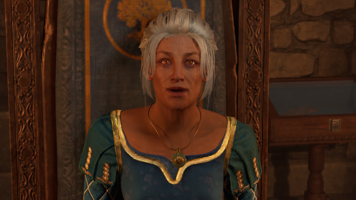 Countess Arriana Valga during the Canvas the Castle quest in Oblivion Remastered. - 1