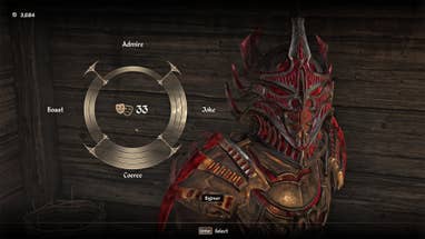 A player lowering Rigmor's disposition in Oblivion Remastered.