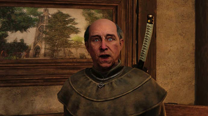 Jauffre looking mortified successful Oblivion Remastered.