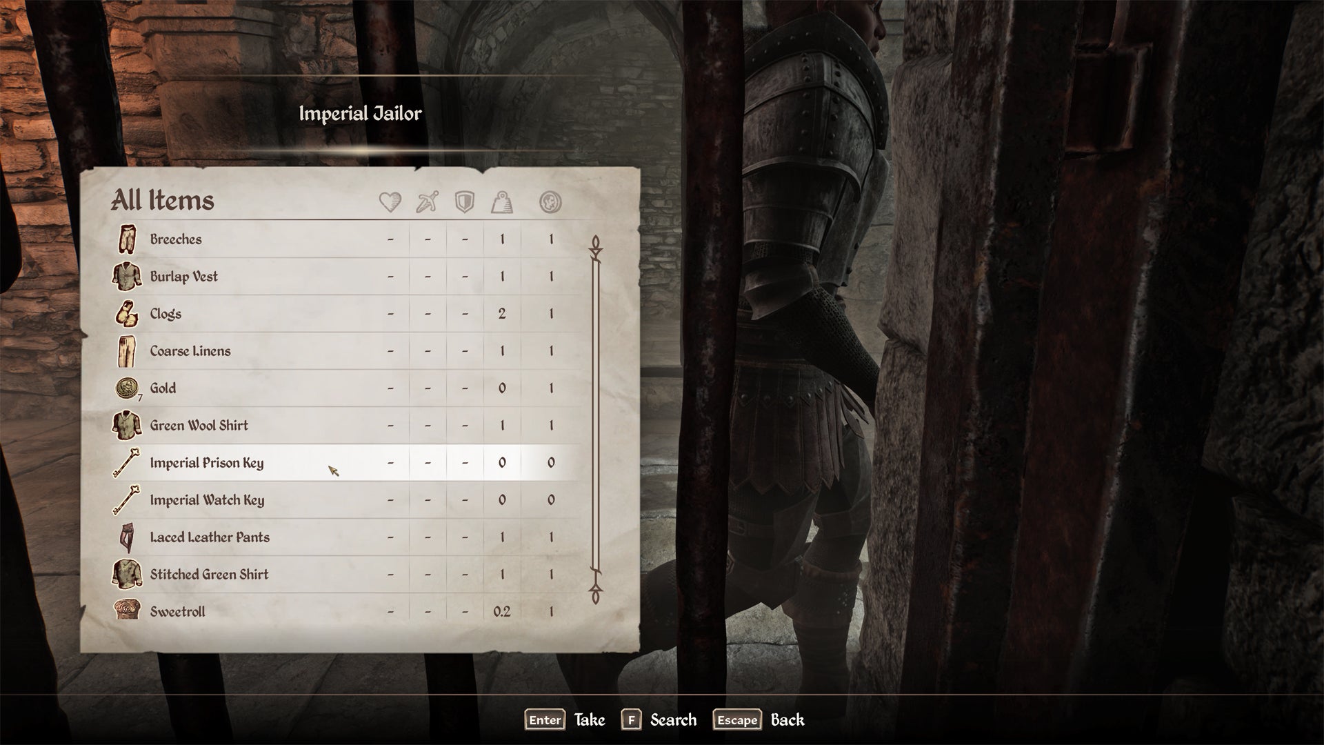A player pickpocketing a guard in Oblivion Remastered. - 5