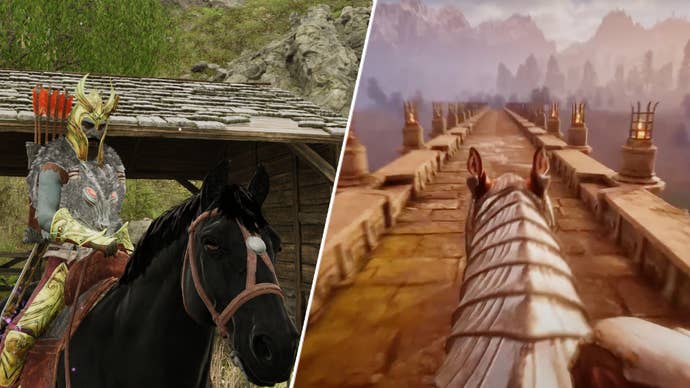 The first-person equine riding teased successful Oblivion Remastered's trailer, other my Oblivion quality connected a horse.