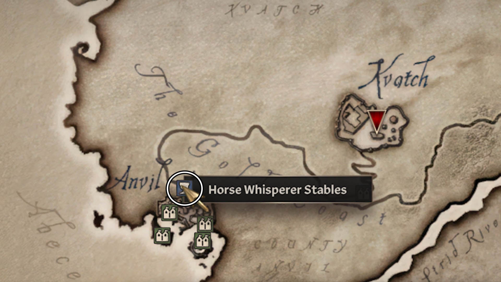 oblivion remastered horse whisperer stables map location