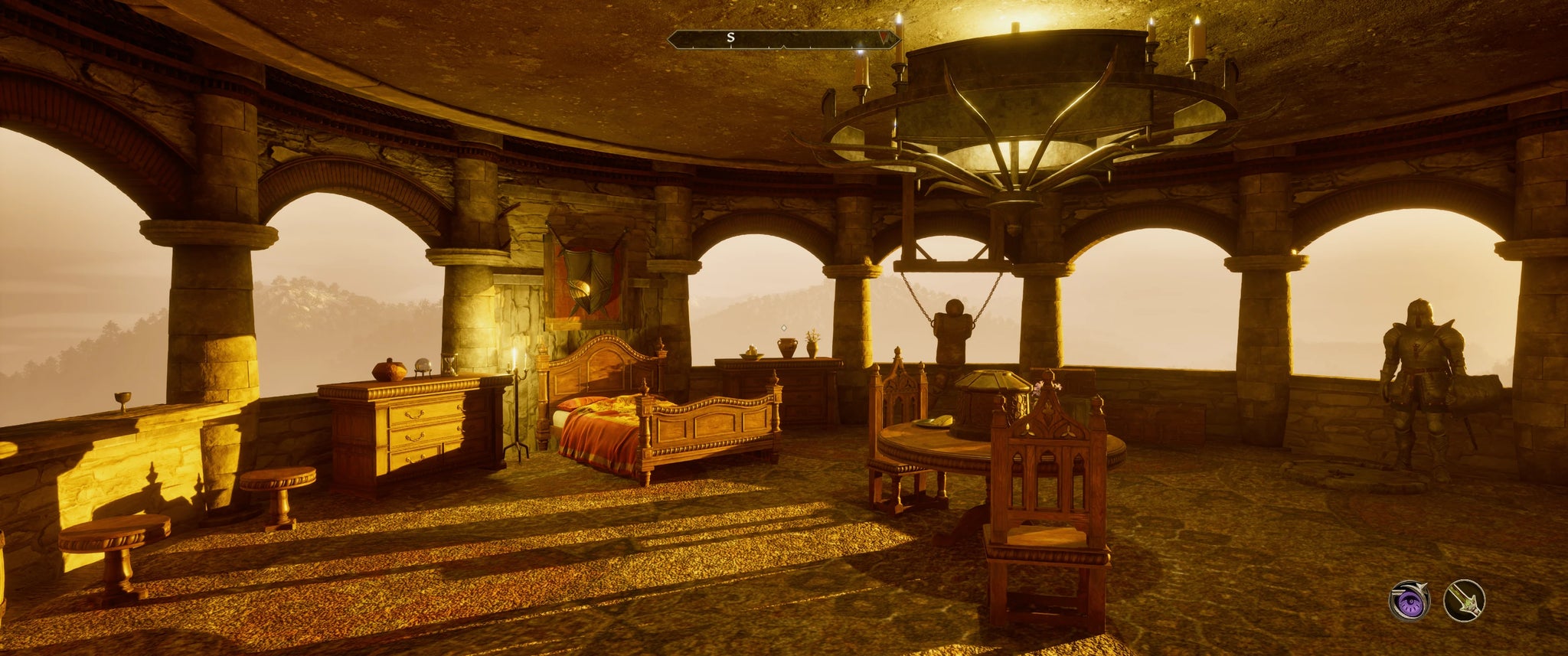The interior of the Champion Penthouse mod for Oblivion Remastered. - 3