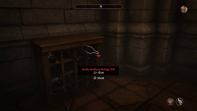 An expensive bottle of wine in Oblivion Remastered.