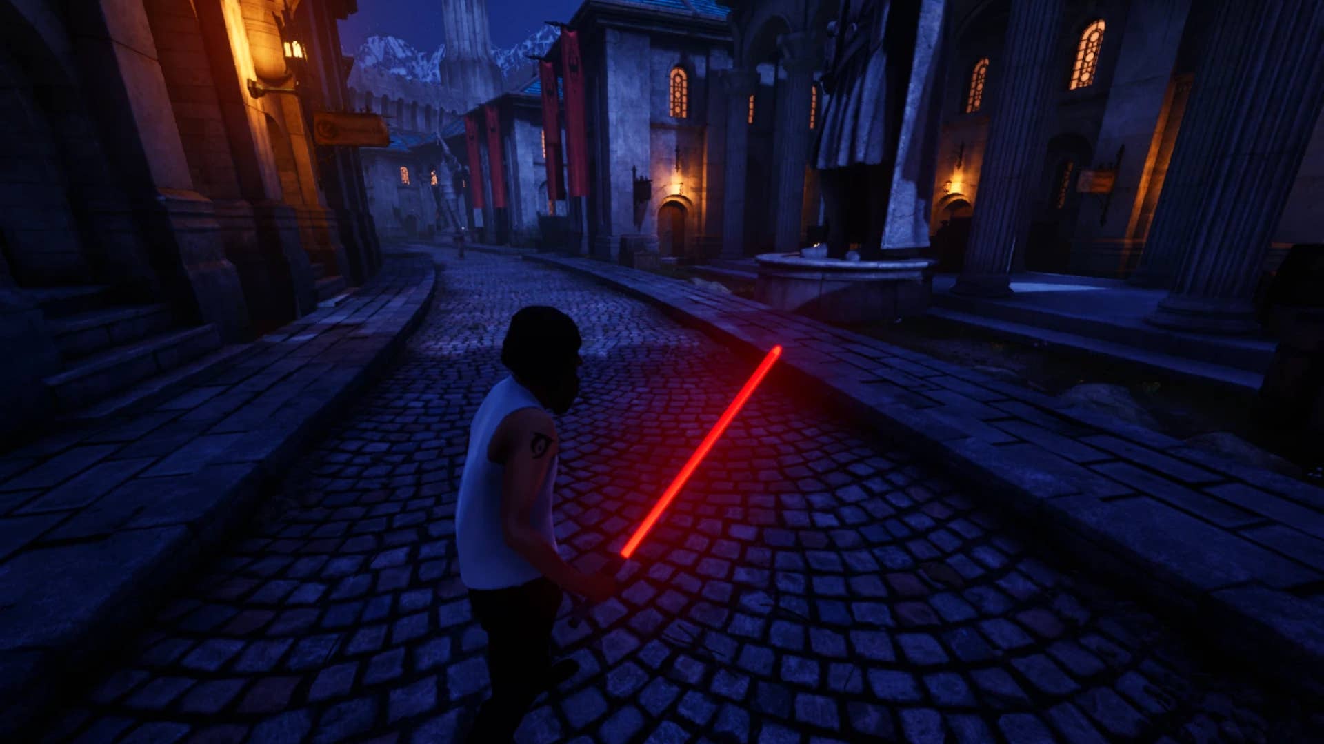 Oblivion Remastered gets its inevitable lightsaber mod, made by someone who once accidentally decapitated the entire population of Cyrodiil
