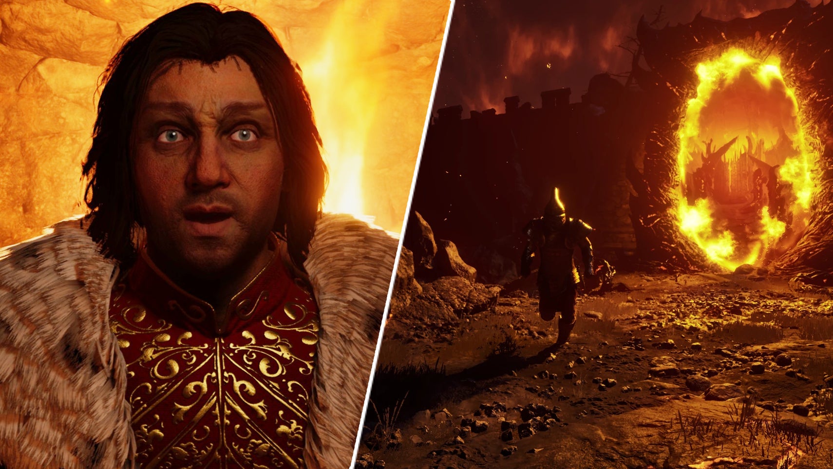 Martin Septim in Oblivion Remastered opposite a modded Dwarven terminator. - 1