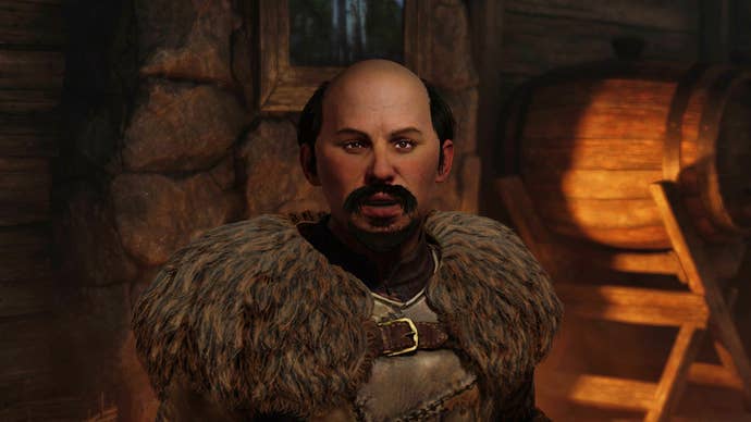 A comic looking NPC successful Oblivion Remastered.