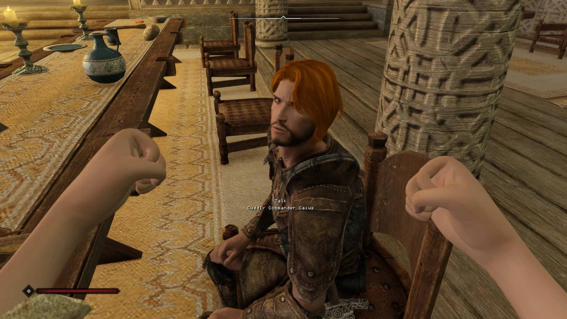 Haphestia's Skyrim dandomiser mod in action.