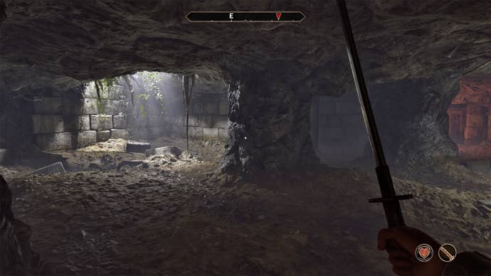 Una cueva en las alcantarillas en Oblivion remasterizó.
