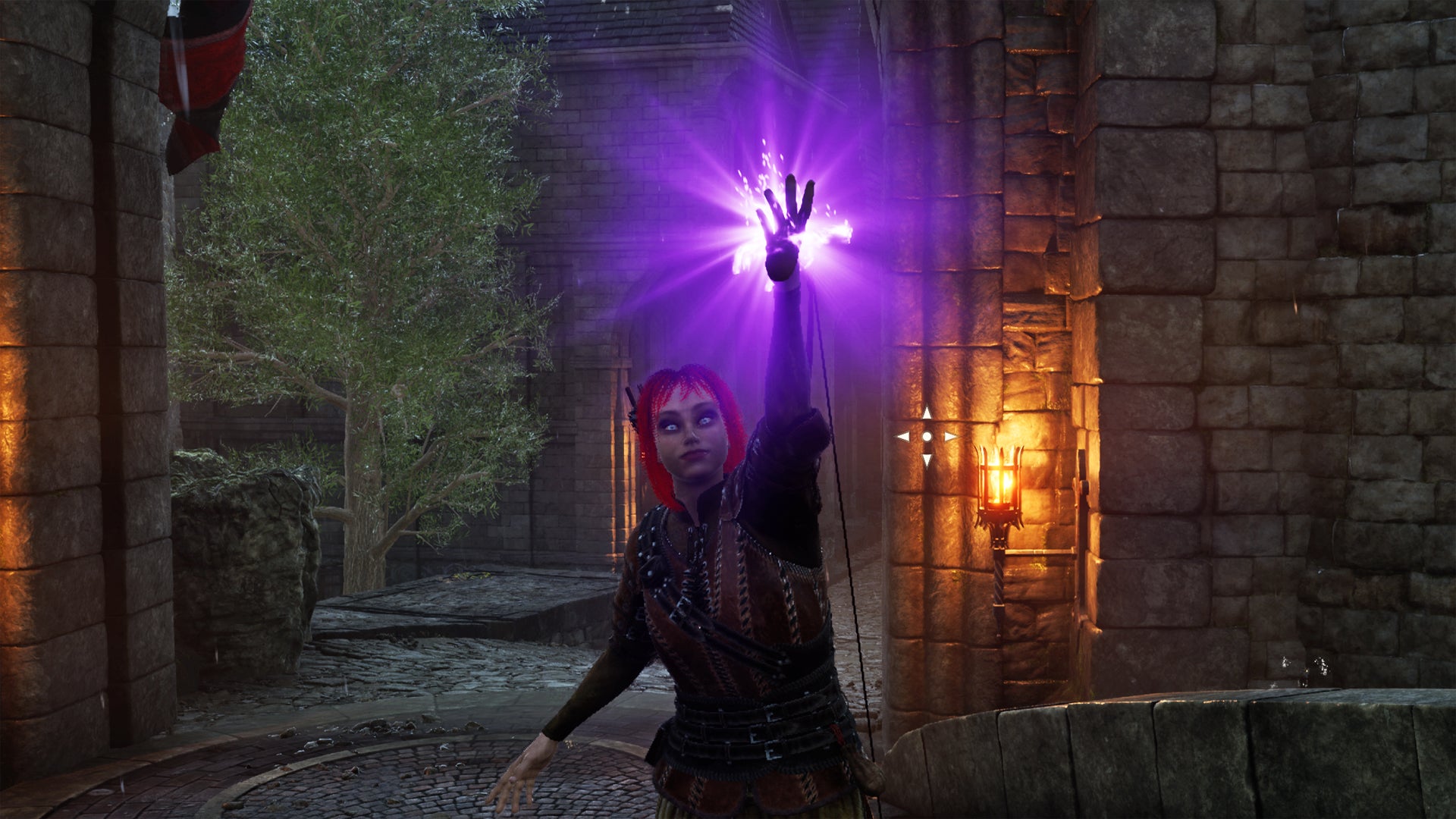 A player casting a spell in Oblivion Remastered. - 1