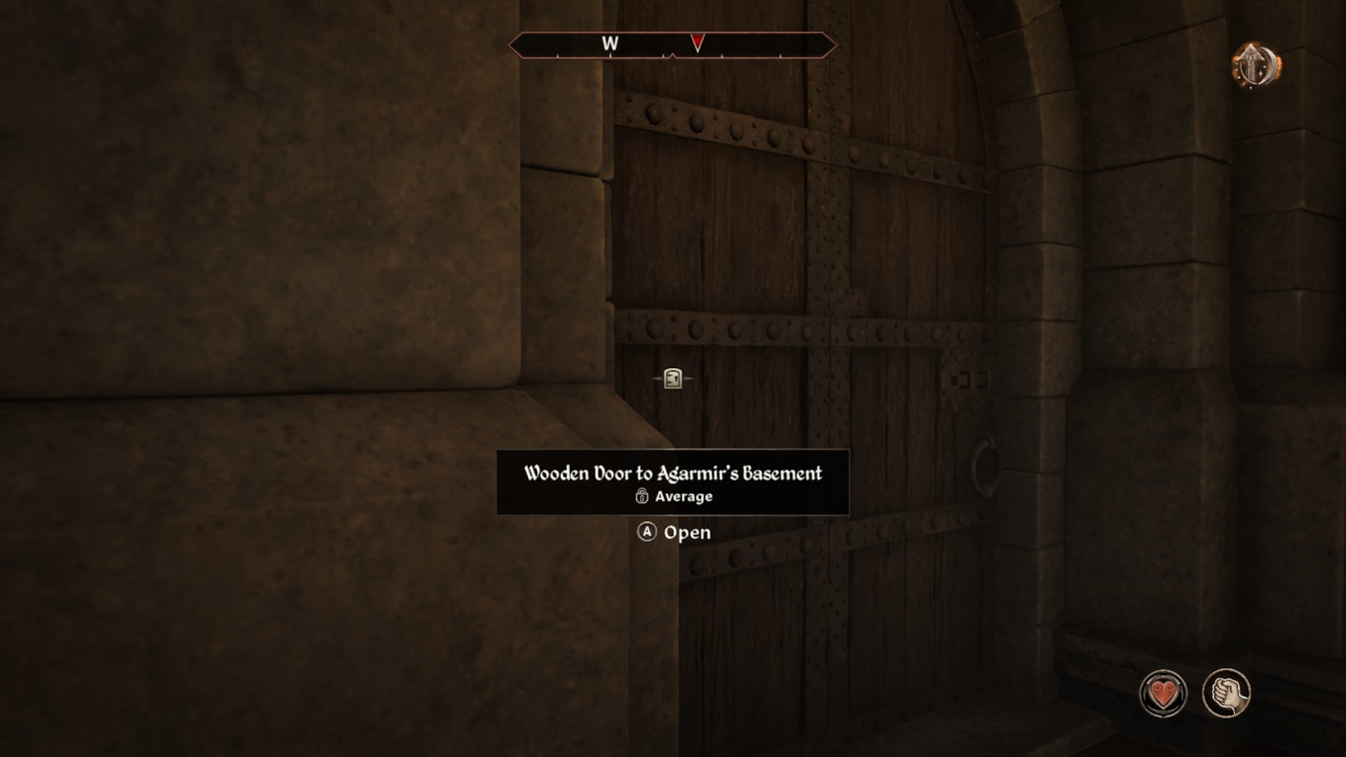 The player sneaking into Agarmir's Basement during the Unfriendly Competition quest in Oblivion Remastered. - 7