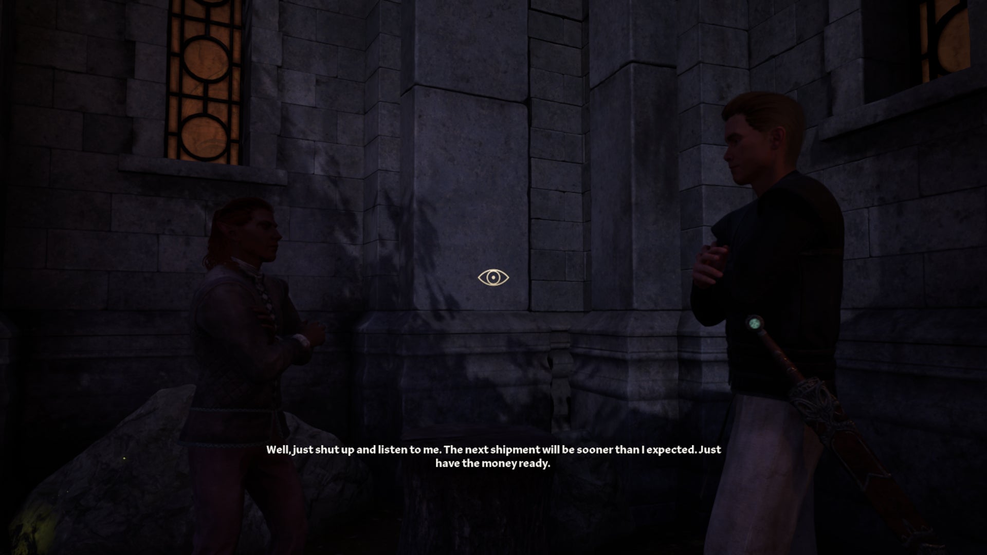 Thoronir meeting Agarmir during the Unfriendly Competition quest in Oblivion Remastered. - 5