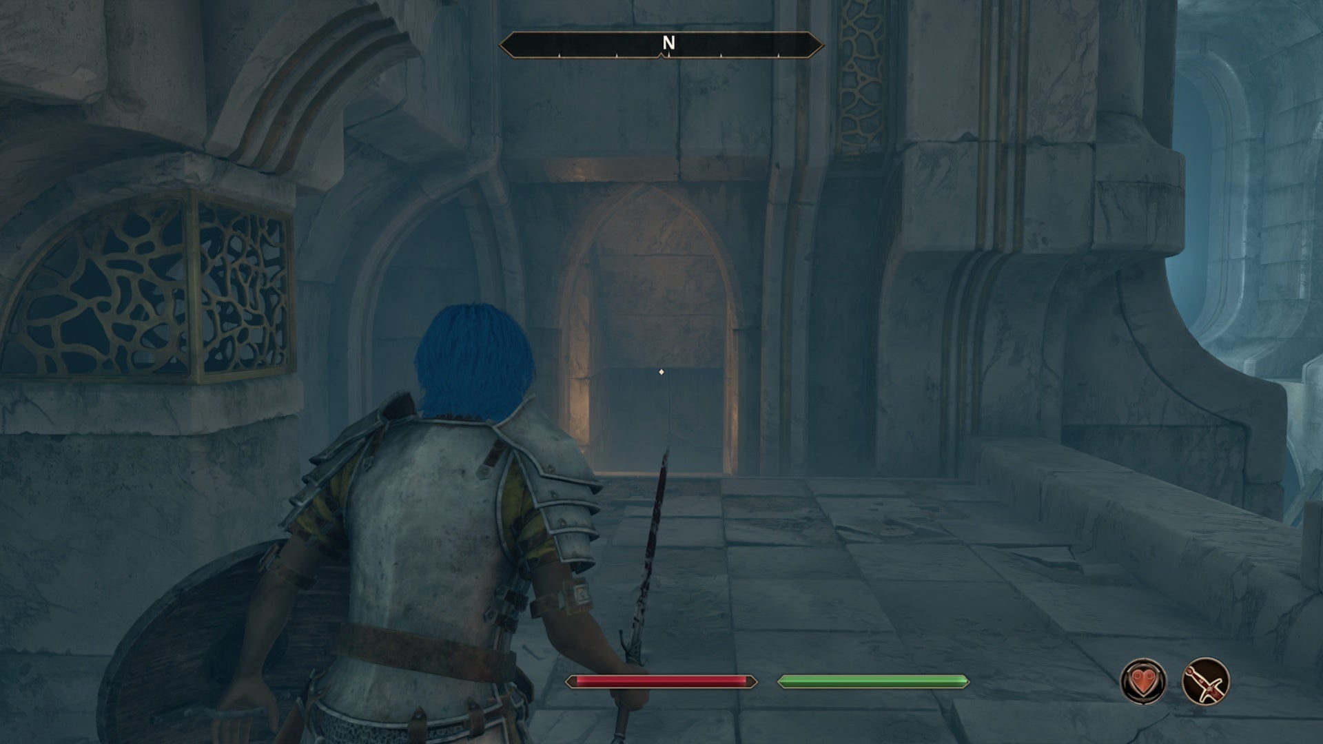 oblivion remastered vilverin dungeon area one path to left from bandits