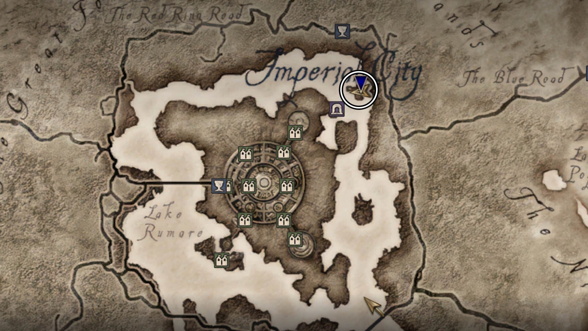 oblivion remastered vilverin dungeon map location