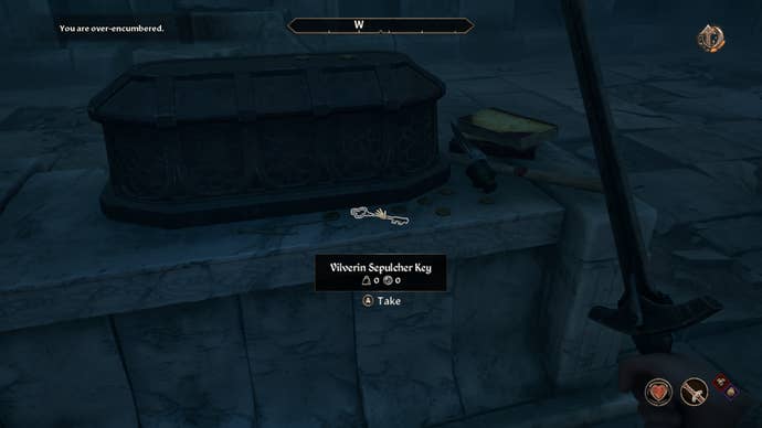 The key that opens the exit to Vilverin in Oblivion Remastered.