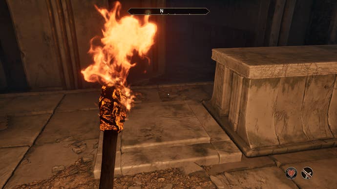 A pressure plate that opens a secret passage inside Vilverin in Oblivion Remastered.
