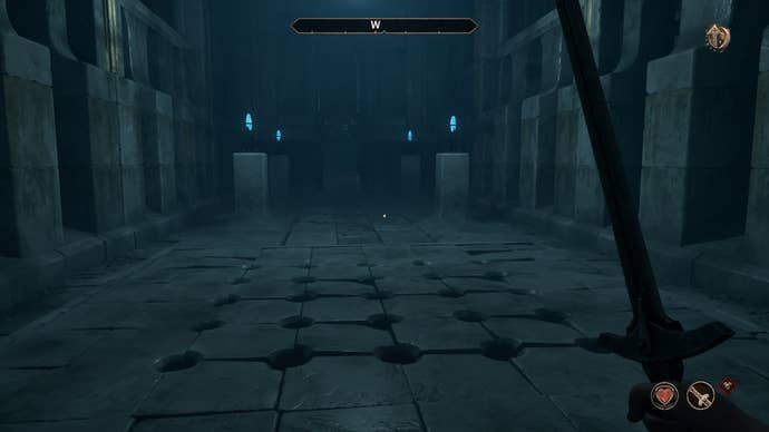 A trap on the floor inside Vilverin in Oblivion Remastered.