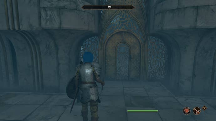 oblivion remastered vilverin wendesel locked gate plinth puzzle room exit