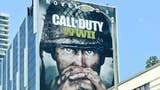 Obří billboard na Call of Duty WW2