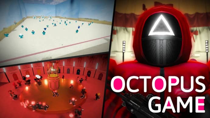 The header image of Octopus Game in Roblox.