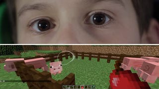 W Minecrafta można grać oczami